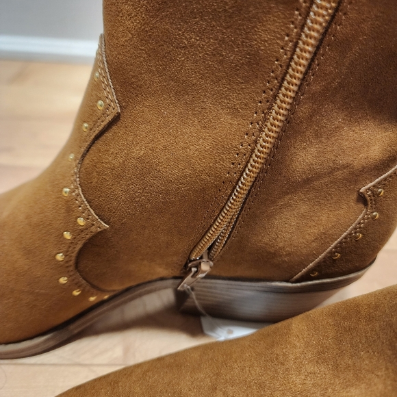 Brand new suede style ankle boots,  sz9 - Picture 6 of 7